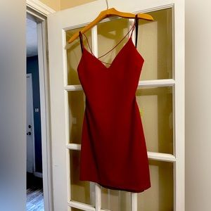 Burnt Orange body con dress slim fit size medium in juniors